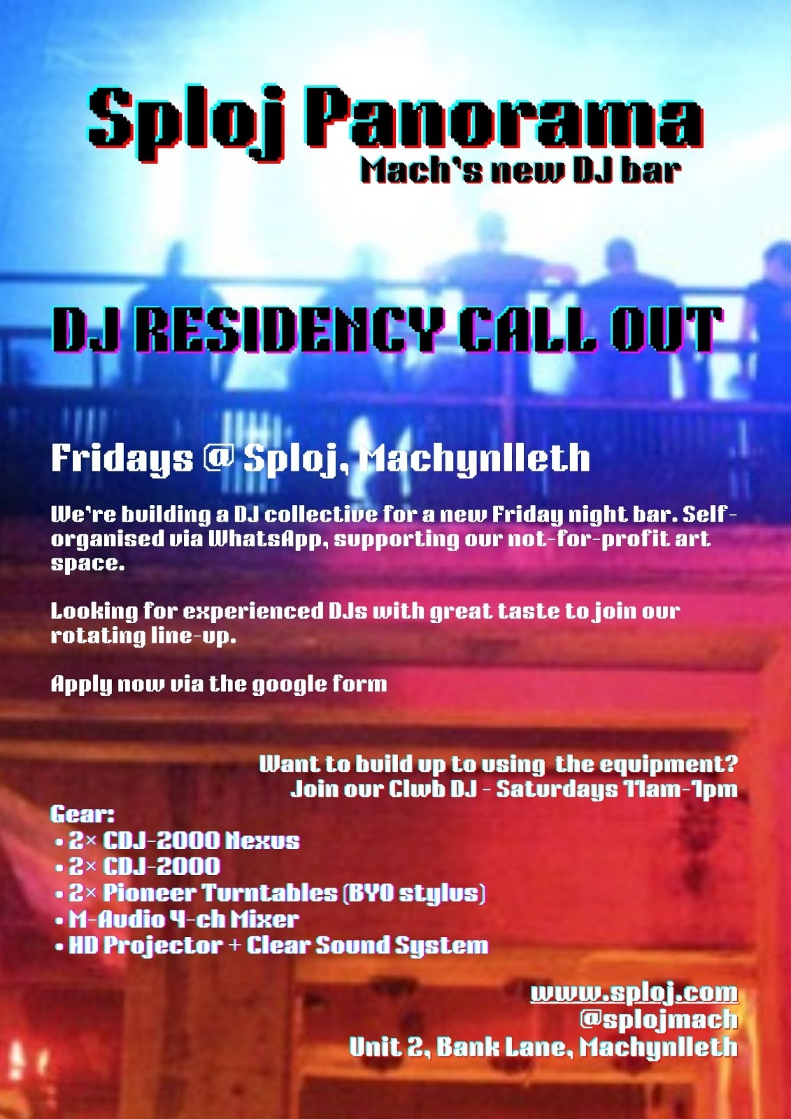 Sploj Panorama – DJ Residency Callout