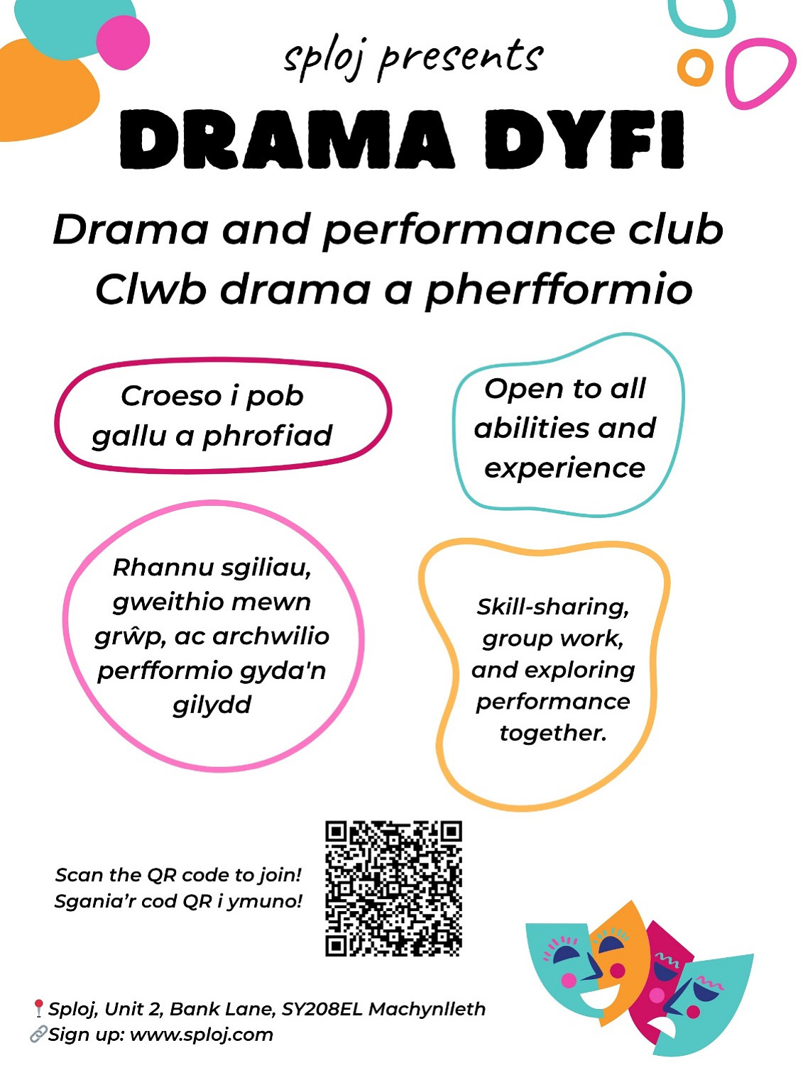 🎭 Join Drama Dyfi / Ymuno â Drama Dyfi